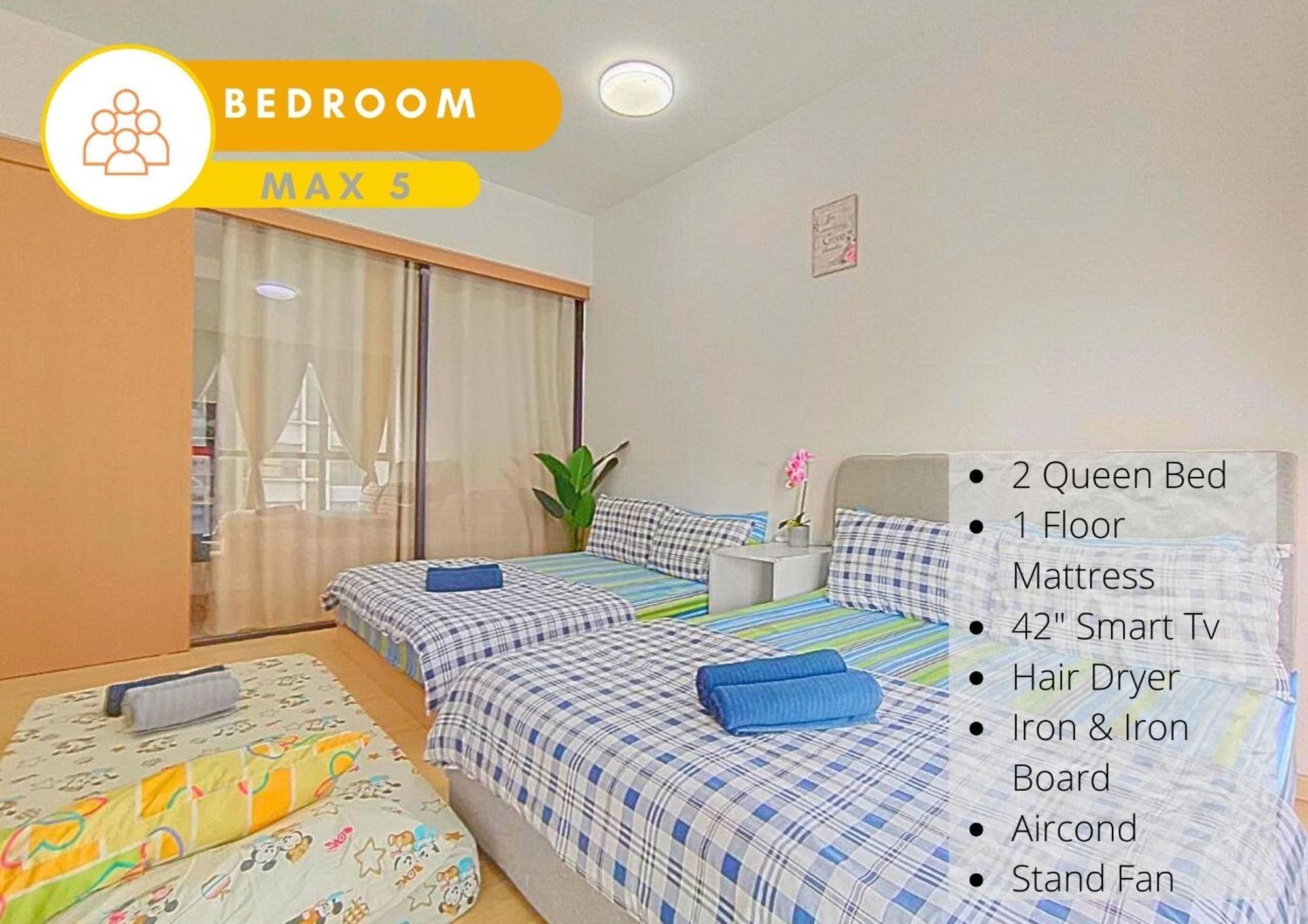 Cozy Mrt-Linked Unit, Dsara Sentral Sovo #Ds1 숭가이 불루 외부 사진